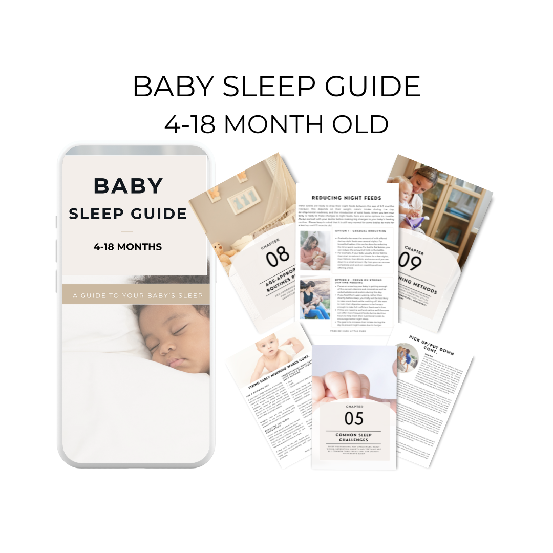 BABY SLEEP E-BOOK GUIDE- 4-18 MONTHS OLD