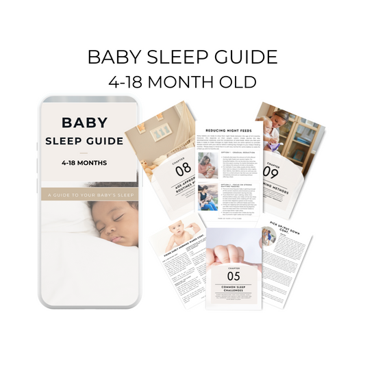 BABY SLEEP E-BOOK GUIDE- 4-18 MONTHS OLD